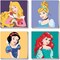 4 Pack Framed Paint by Number for Kids Ages 4-8,Easy Cartoon Character Acrylic Paint by Number for Kids On Canvas,Oil Painting Paint by Number Kits Gifts for Girls (8x8 Inch).